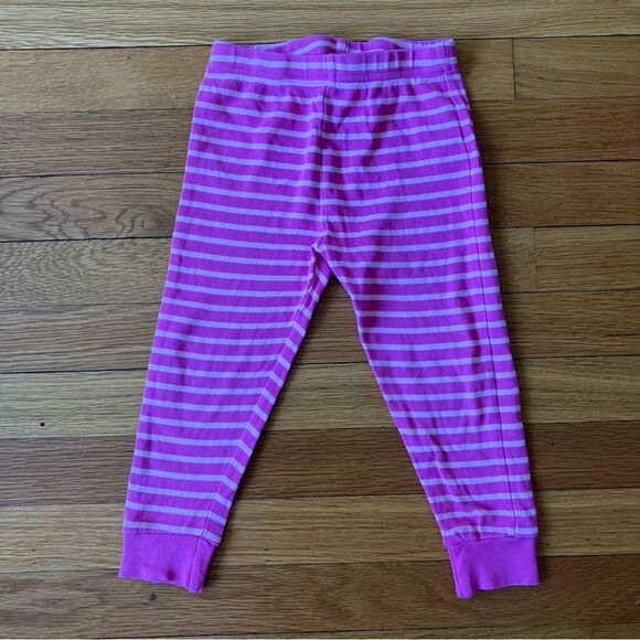 Jojo Maman Bebe Pink Stripes Appliqué Elephant Animal Cotton Pajamas 2-3 - Picture 6 of 6